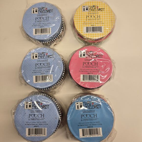 Mary Engelbreit Inspirational Quote Round “Tin-Style” Paper Boxes – Set of 6 - Picture 7 of 7